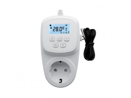 Programabilni digitalni sobni termostat sa utičnicom DS