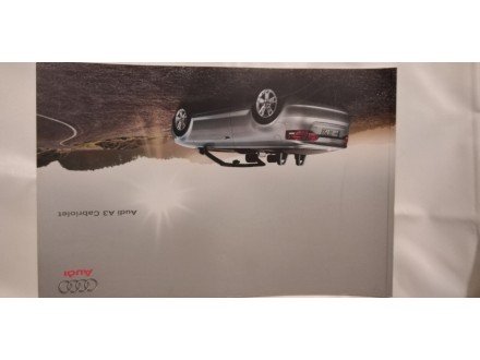 Prospekt Audi A3 Cabriolet ,55 str. eng jez, 2008.