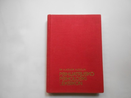 Psihijatrijsko psihološki leksikon, V.Hudolin, panorama