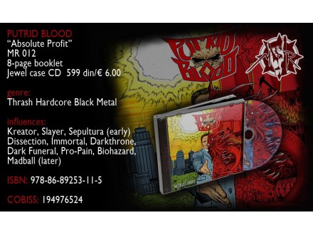 Putrid Blood - Absolute Profit (CD)
