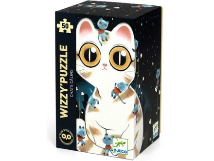 Puzle - Wizzy Puzzle, Cuddly Cats, 50 pcs - Wizzy Puzzle