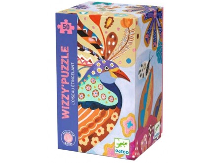 Puzle - Wizzy Puzzle, Sparkling Bird, 50 pcs - Wizzy Puzzle