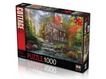 Puzzle 1000 delova Drveni mlin