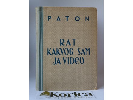 RAT KAKVOG SAM JA VIDEO: Paton