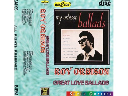 ROY ORBISON - Great Love Ballads