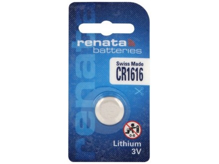 Renata baterija CR 1616 3V Litijum baterija dugme, Pakovanje 1kom
