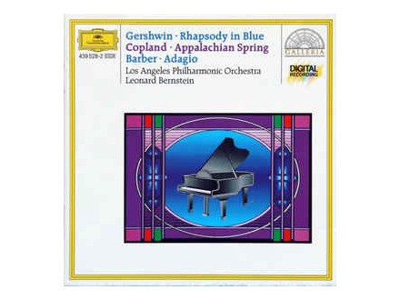 Rhapsody In Blue/ Appalachian Spring /Adagio, Gershwin/ Copland/ Barber - Los Angeles Philharmonic Orchestra, Leonard Bernstein, CD