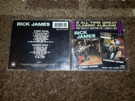 Rick James - Street songs + Throwin` down , ORIGINAL