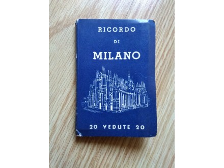 Ricordo di MILANO, 20 vedute (Sećanje na Milano)