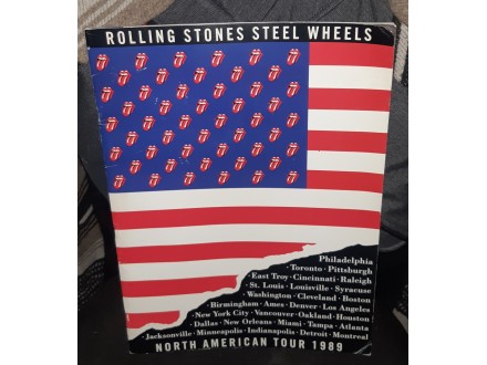 Rolling Stones Steel Wheels 1989 Concert Tour Program