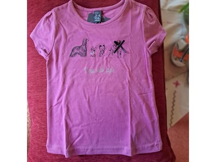 Roza majica za devojčice