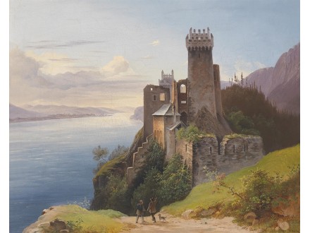 Ruine Weitenegg Joseph Holzer (Austrian, 1824-1876)