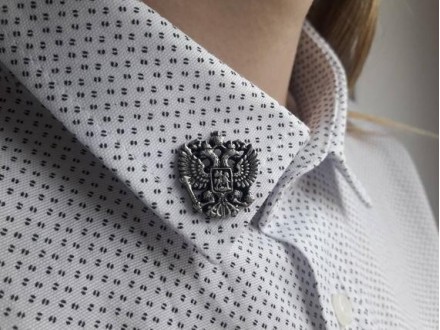 Ruski grb znacka za rever,dvoglavi ruski orao znacka