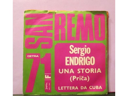 SERGIO ENDRIGO - Una Storia