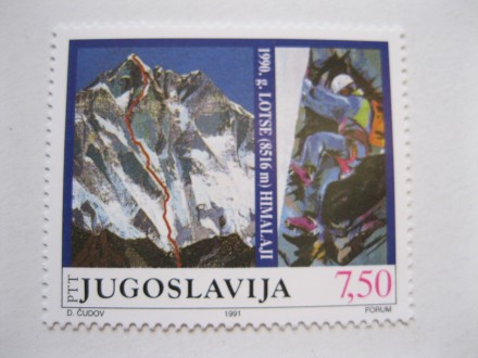 SFRJ 1991. prvo JU osvajanje Himalaja-Lotsa, Š-3066