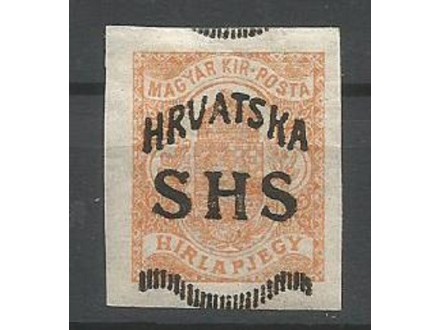 SHS Hrvatska,Novinska 1918.,čisto