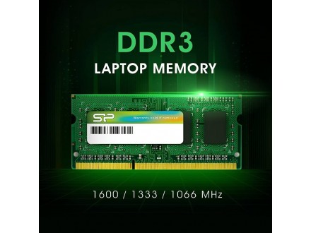 SILICON POWER 8GB DDR3 SODIMM 1600Hz SP008GBSTU160N