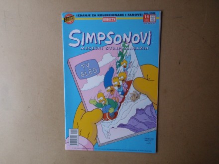 SIMPSONOVI 14 - Mesečni strip magazin