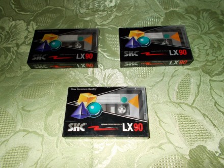 SKC LX 90 3 audio kasete - Made in Korea - 1990 godina