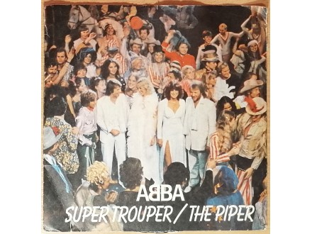 SP ABBA - Super Trouper / The Piper (1980) 1. pressing