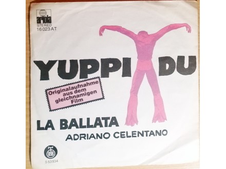 SP ADRIANO CELENTANO - Yuppi Du (1976) 1. pressing, VG+