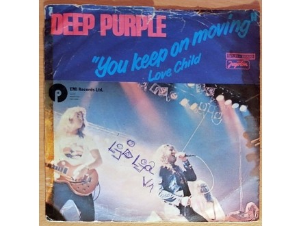 SP DEEP PURPLE - You Keep on Moving (1976) redak singl