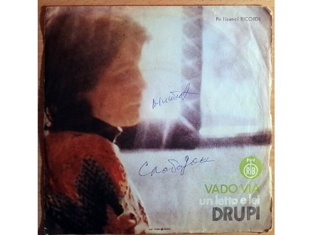 SP DRUPI - Vado via / Un Letto e lei (1974) PGP, G+/VG-