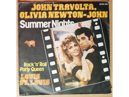 SP TRAVOLTA & ONJ - Summer Nights (1978) 1. press, VG+