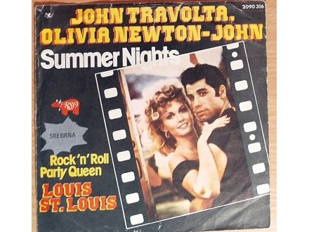 SP TRAVOLTA & ONJ - Summer Nights (1978) 3. press, VG