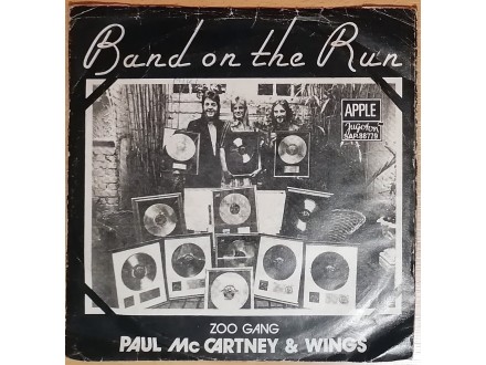 SP WINGS - Band On The Run / Zoo gang (1974) VG