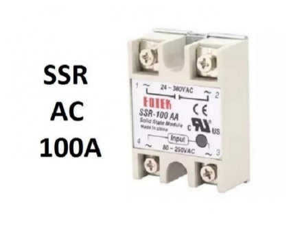 SSR rele - 100A - Solid state relay - 250V upravljanje