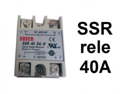 SSR rele - 40A - Solid state relay 480V