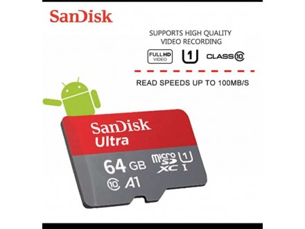 SanDisk memrijska kartica 64gb