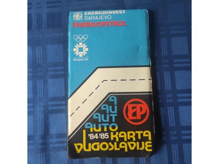 Sarajevo `84, Auto karta SFRJ