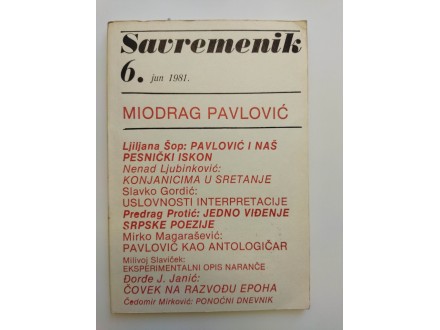 Savremenik 6-Miodrag Pavlović