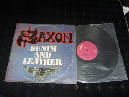 Saxon – Denim And Leather LP Jugoton 1982. Vg
