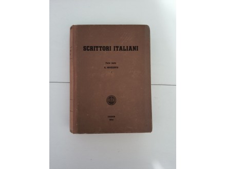 Scrittori italiani -Parte sesta- Il novecento I