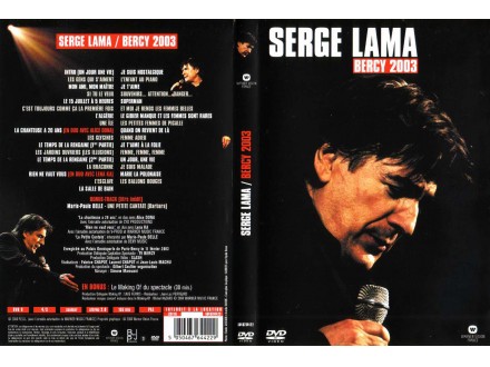 Serge Lama - Bercy 2003 DVD VIDEO