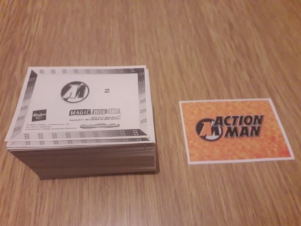 Set slicica Action Man (Magic Box International)