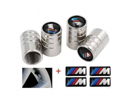 Set ventil kapice + stikeri BMW M