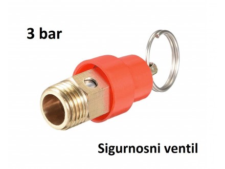 Sigurnosni ventil kompresora - 3bar - 1/4`