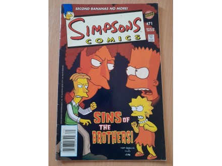 Simpsons comics made in Canada