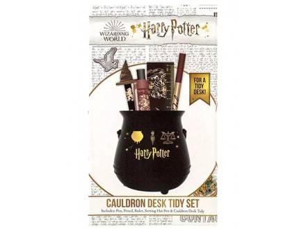 Školski set i čaša za olovke - HP, Cauldron Desk Tidy - Harry Potter