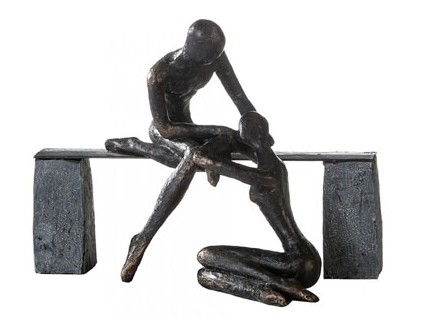 Skulptura - Comfort bronze