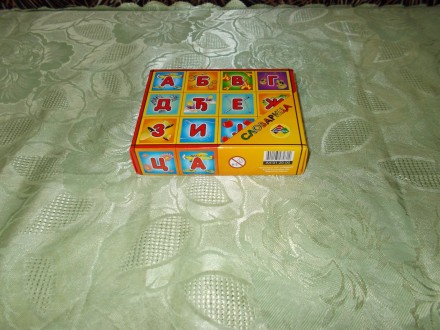 Slovarica na kockama - 12 elemenata