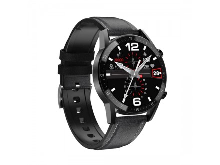 Smart Watch DT92 crni (kozna narukvica)