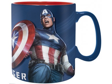 Šolja - Marvel Captain America, Sentinel of Liberty, 460 ml - Captain America, Marvel