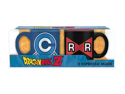 Šolje za espreso set 2 - DBZ, Capsule C vs R Ribbon - Dragon Ball Z