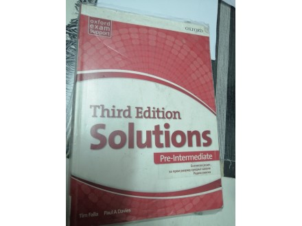 Solutions, Third edition, pre-intermediate