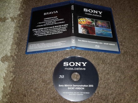 Sony Bravia demonstration 2013 Blu-ray